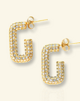 Luxe Rectangle Hoops