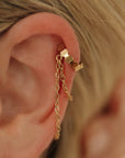 Double Chain Ear Cuff