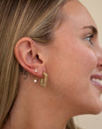 Luxe Rectangle Hoops