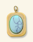 Square Turquoise Charm