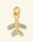 Luxe Plane Charm