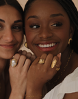 Wave Statement Ring