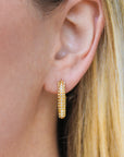 Luxe Rectangle Hoops