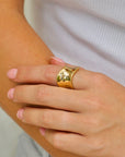 Wave Statement Ring