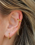 Double Chain Ear Cuff