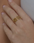 Entwined Stack Ring