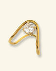 Diamonette Crescent Ring