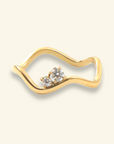 Diamonette Wave Ring