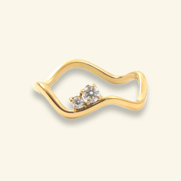 Diamonette Wave Ring – Hartlyn Jewelry Co.
